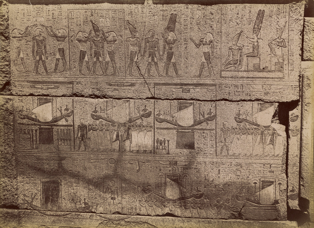 Antonio Beato:[Karnak, The Sanctuary, Taken in 1875] / [Karn,16x12"(A3)Poster