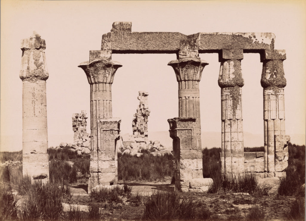 Antonio Beato:[Medeinoub Near Karnak] / [Medeinoub Pres Karn, Poster Print Wall Art