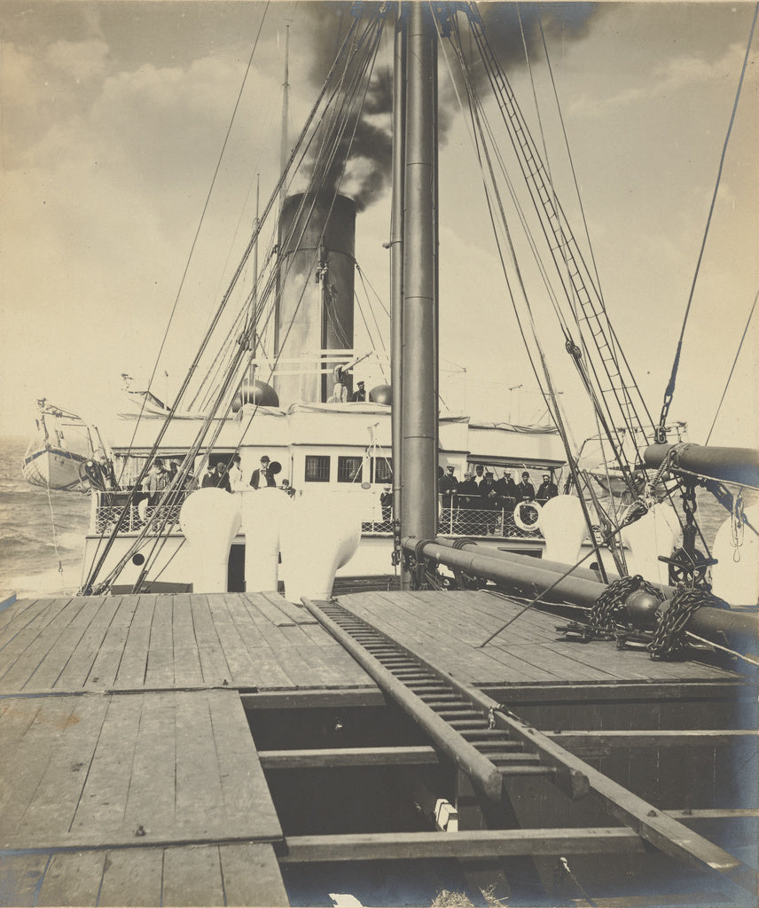 Unknown maker, British:[Deck of S.S. Manitoba], Poster Print Wall Art