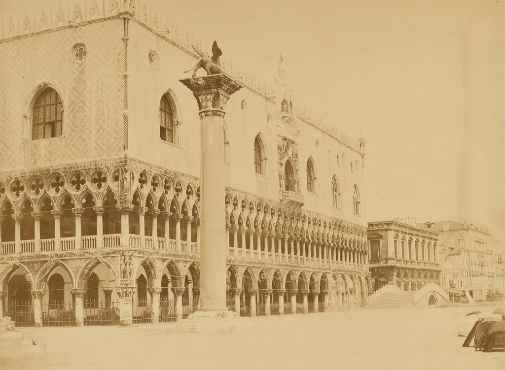 Bisson Frères:Piazza San Marco, Venice, Poster Print Wall Art