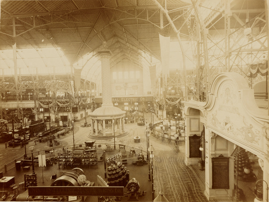 Unknown maker:View in Electric Building, Poster Print Wall Art