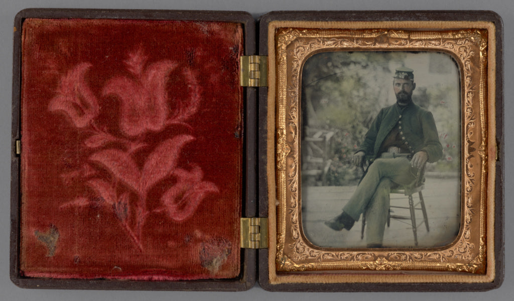 James McCarrier:[Portrait of a Bearded Confederate Soldier], Poster Print Wall Art