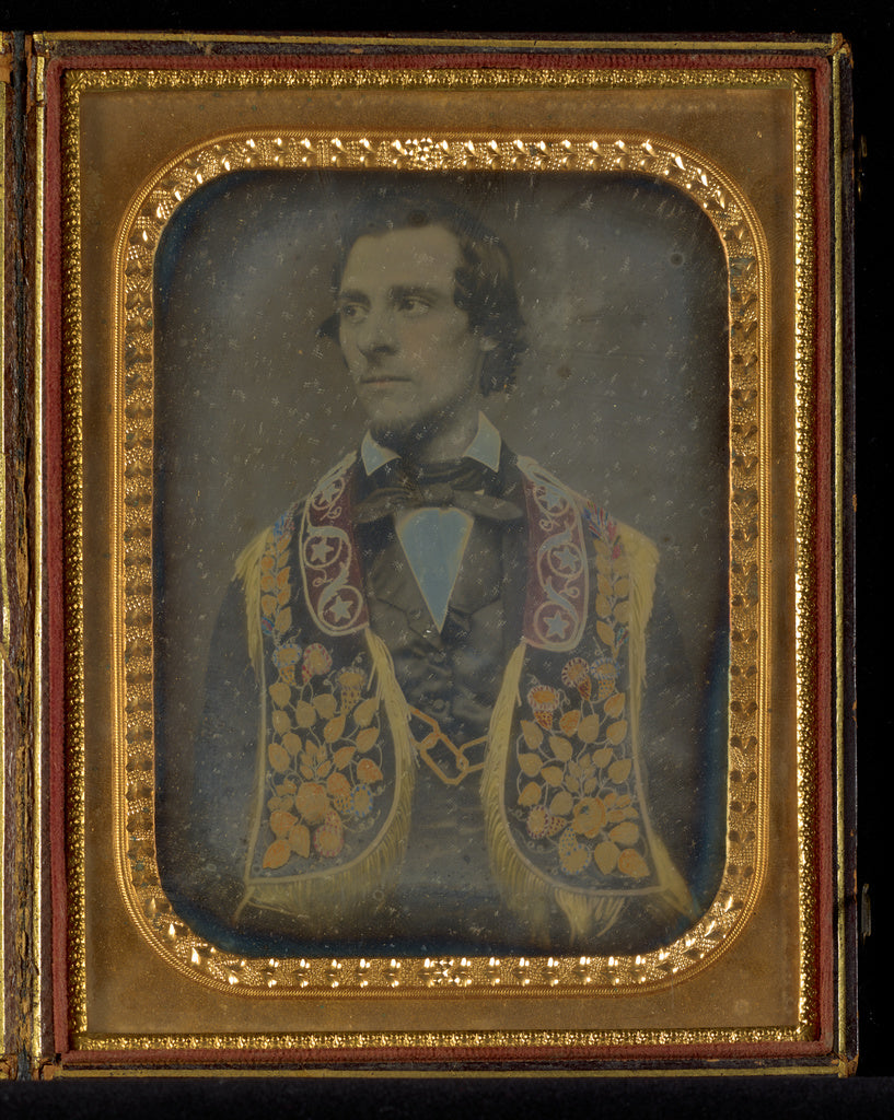 Betts & Carlisle:[Portrait of a man in a Masonic uniform], Poster Print Wall Art