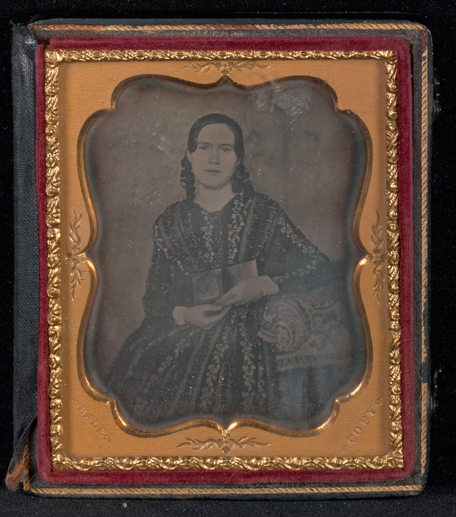 Luther Holman Hale:[Portrait of Emina Chamberlain], Poster Print Wall Art