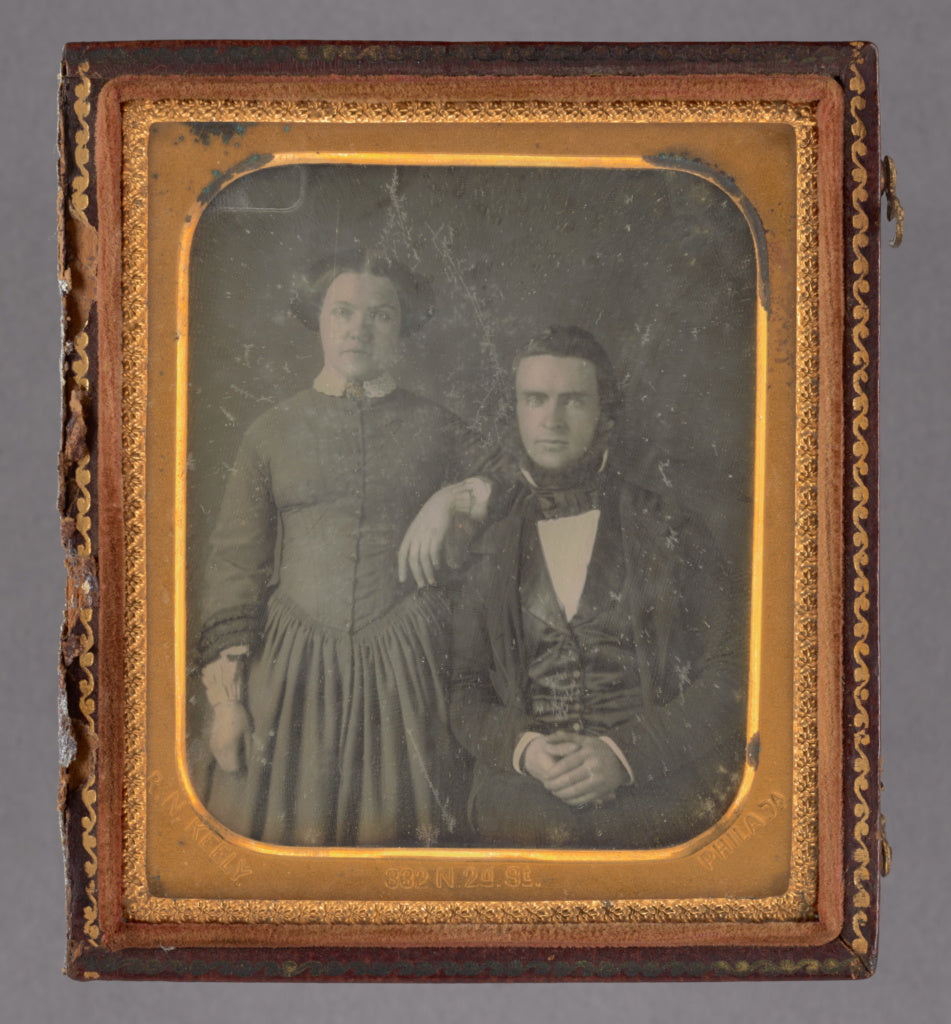 Robert Neff Keely:[Portrait of a Seated Couple], Poster Print Wall Art
