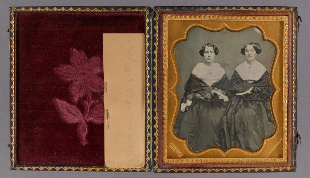 Marcellus Kertson:[Portrait of Two Seated Women], Poster Print Wall Art