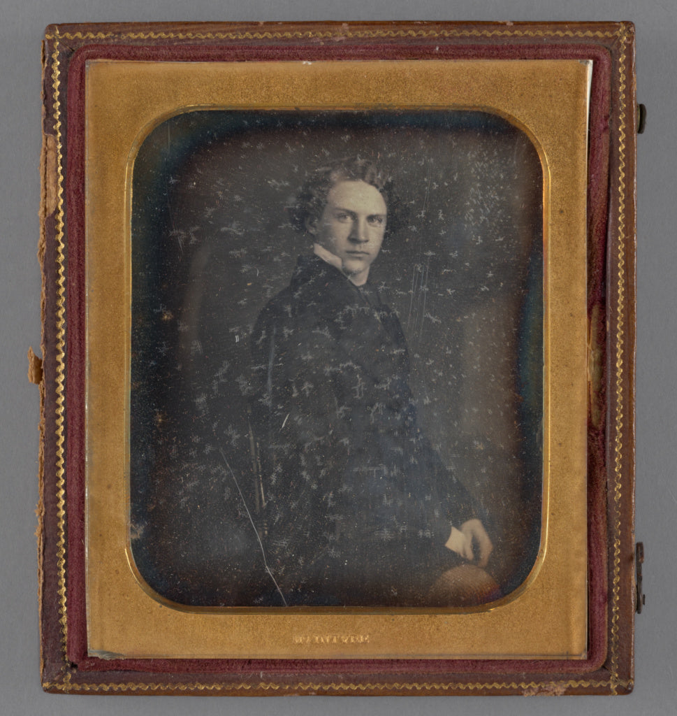 Sterling C. McIntyre:[Portrait of a Seated Young Man], Poster Print Wall Art