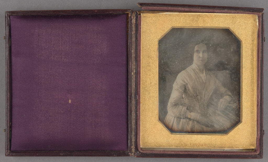 John Plumbe Jr.:[Portrait of a Seated woman], Poster Print Wall Art