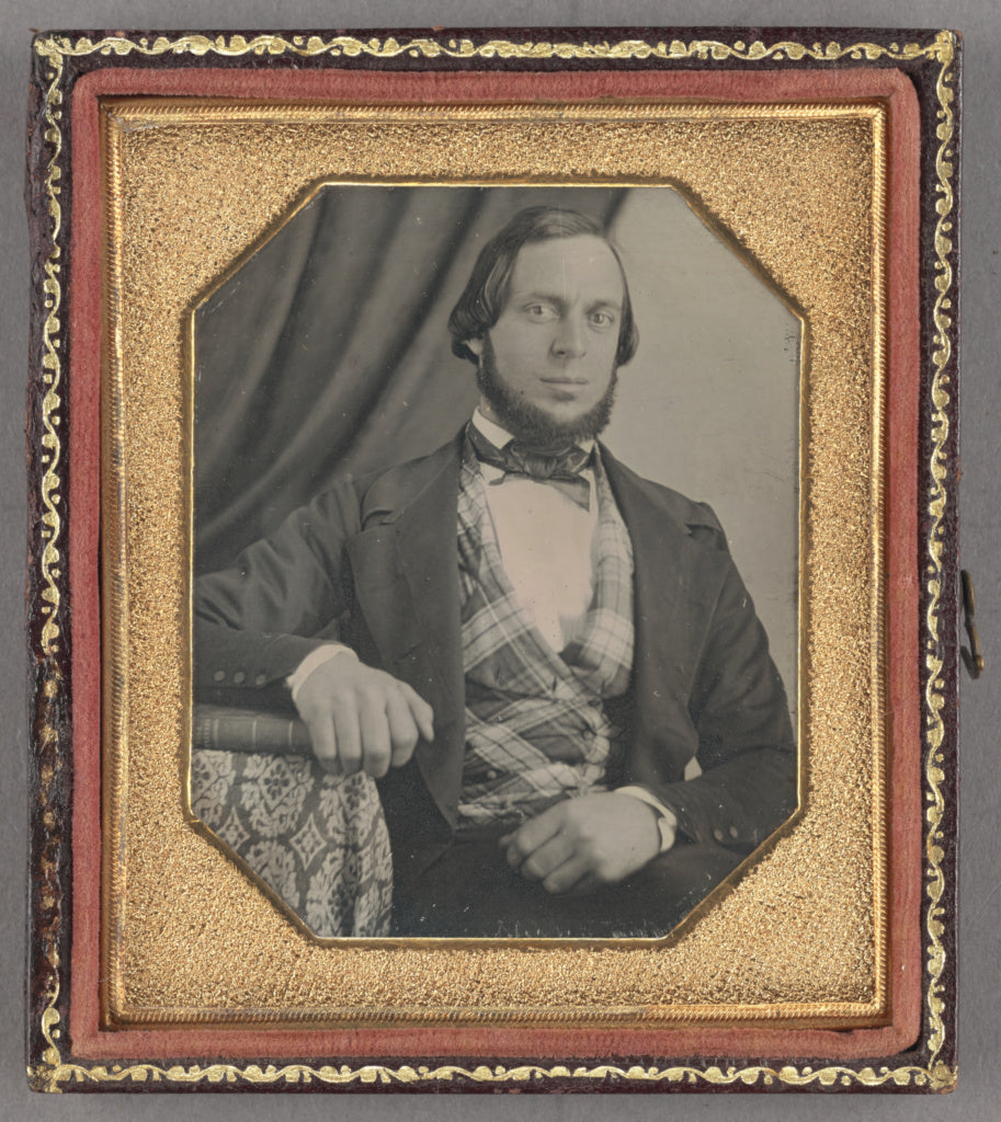 Unknown maker, American:Portrait of a Young Man, Poster Print Wall Art