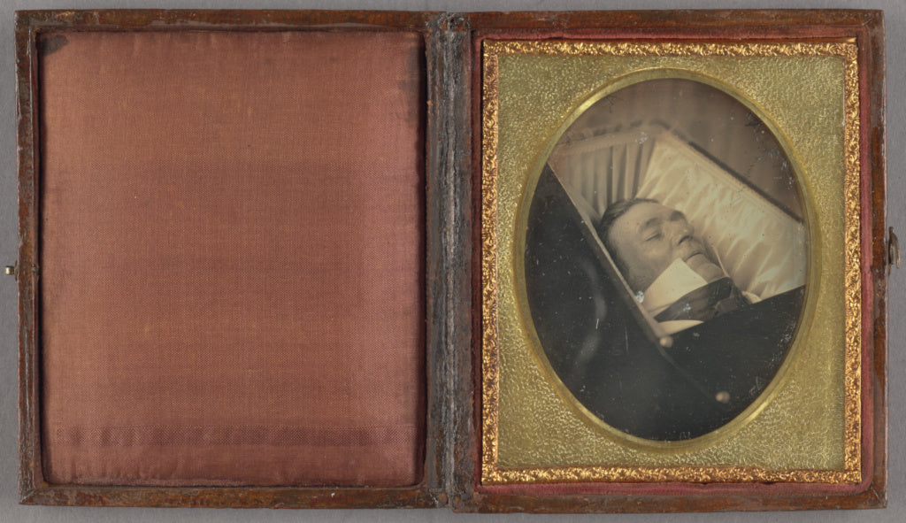 Unknown maker, American:Postmortem portrait of an Unidentifi, Poster Print Wall Art