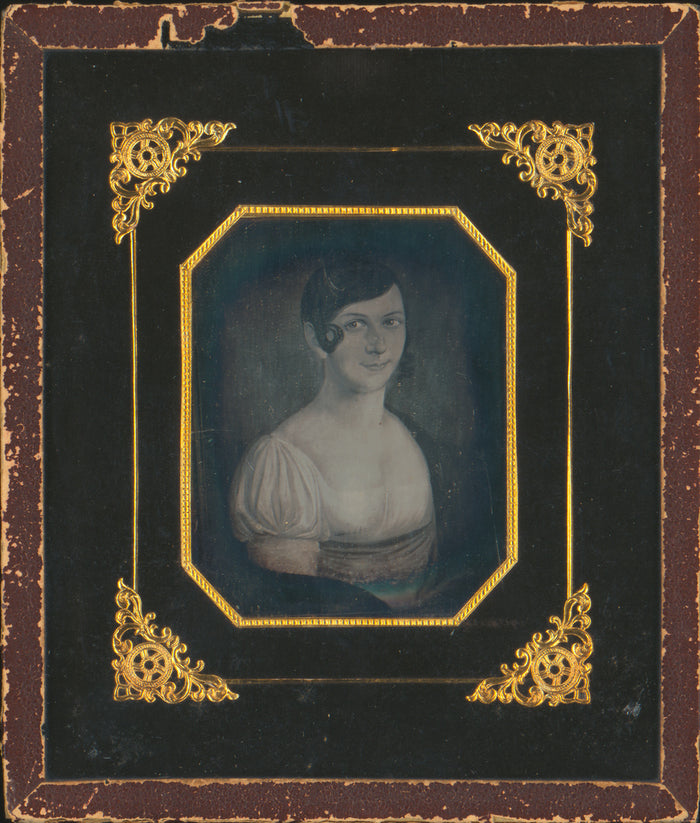 Unknown maker, German:[Painted Portrait of Frau Hartje Müll,16x12