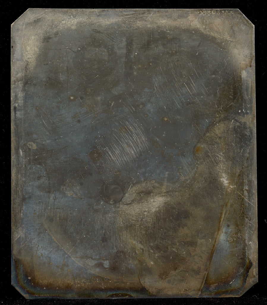 Unknown:[Daguerreotype plate with no image], Poster Print Wall Art
