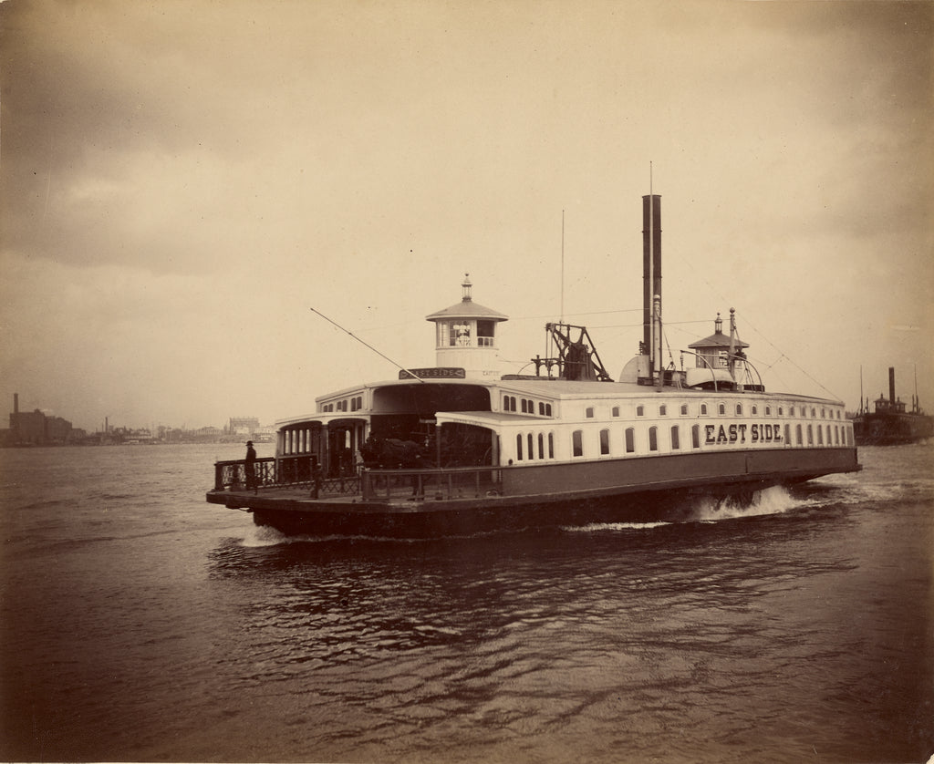 Unknown maker, American:[East Side ferry], Poster Print Wall Art