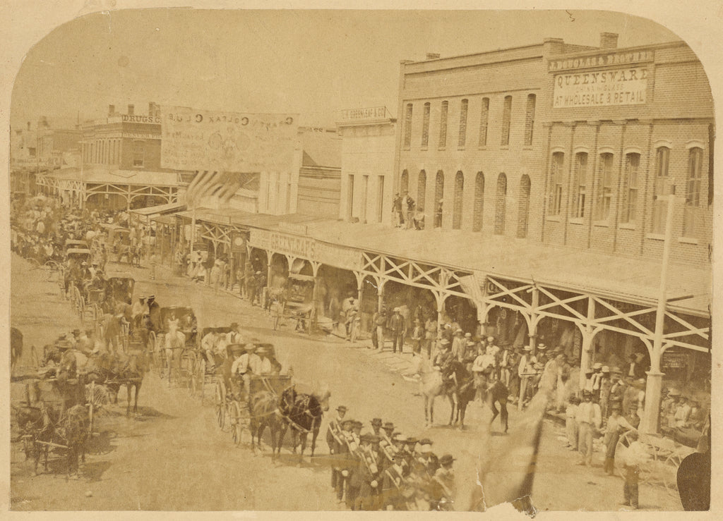 Unknown maker, American:[Parade scene], Poster Print Wall Art
