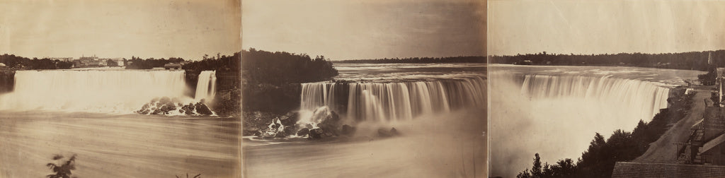 Unknown:[Panorama of Niagara Falls], Poster Print Wall Art