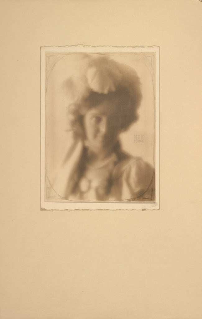 Clarence H. White:[Portrait of a Woman in Costume],16x12