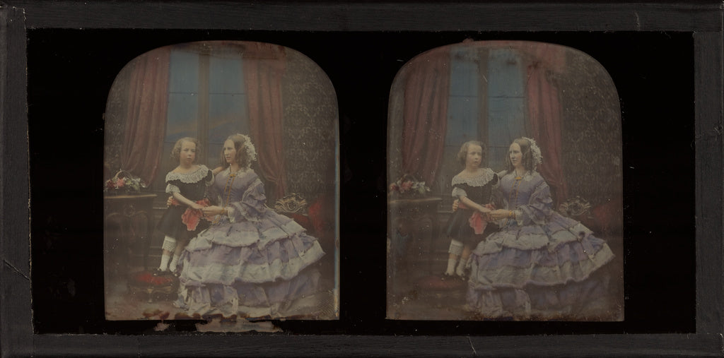Antoine Claudet:[Portrait of Mrs. Charlotte Ellen Chester an, Poster Print Wall Art