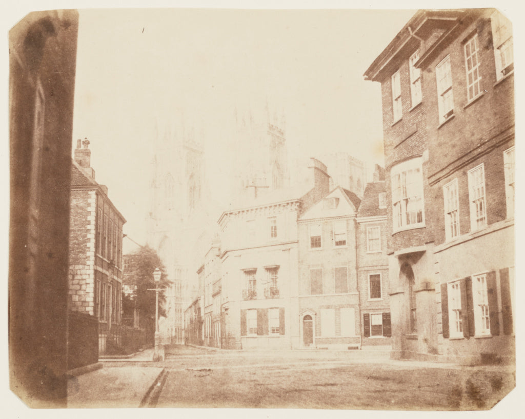 William Henry Fox Talbot:"A Scene in York" - York Minster fr,16x12"(A3)Poster