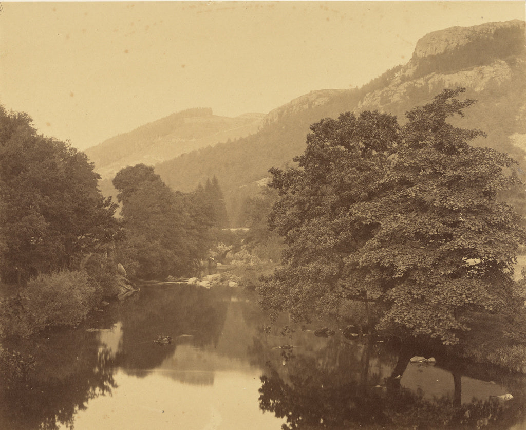 Roger Fenton:[Landscape with river], Poster Print Wall Art