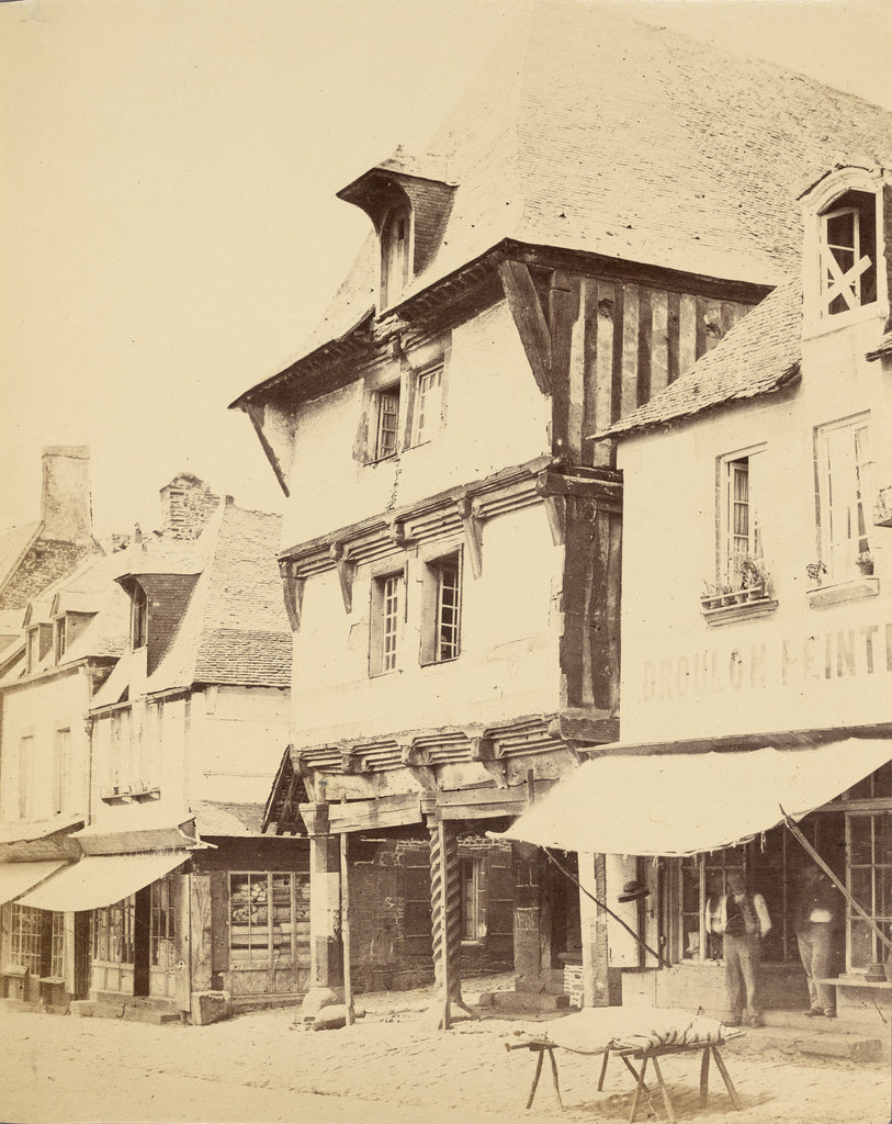 Unknown maker, French:[House in Normandy], Poster Print Wall Art