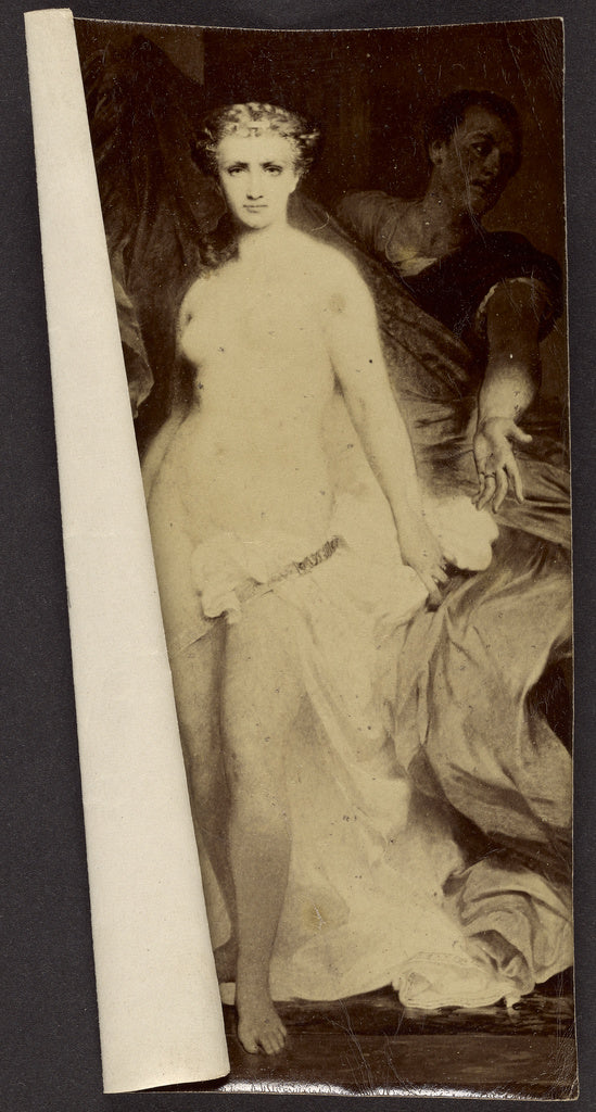 Unknown:[Painting of partially nude female figure], Poster Print Wall Art