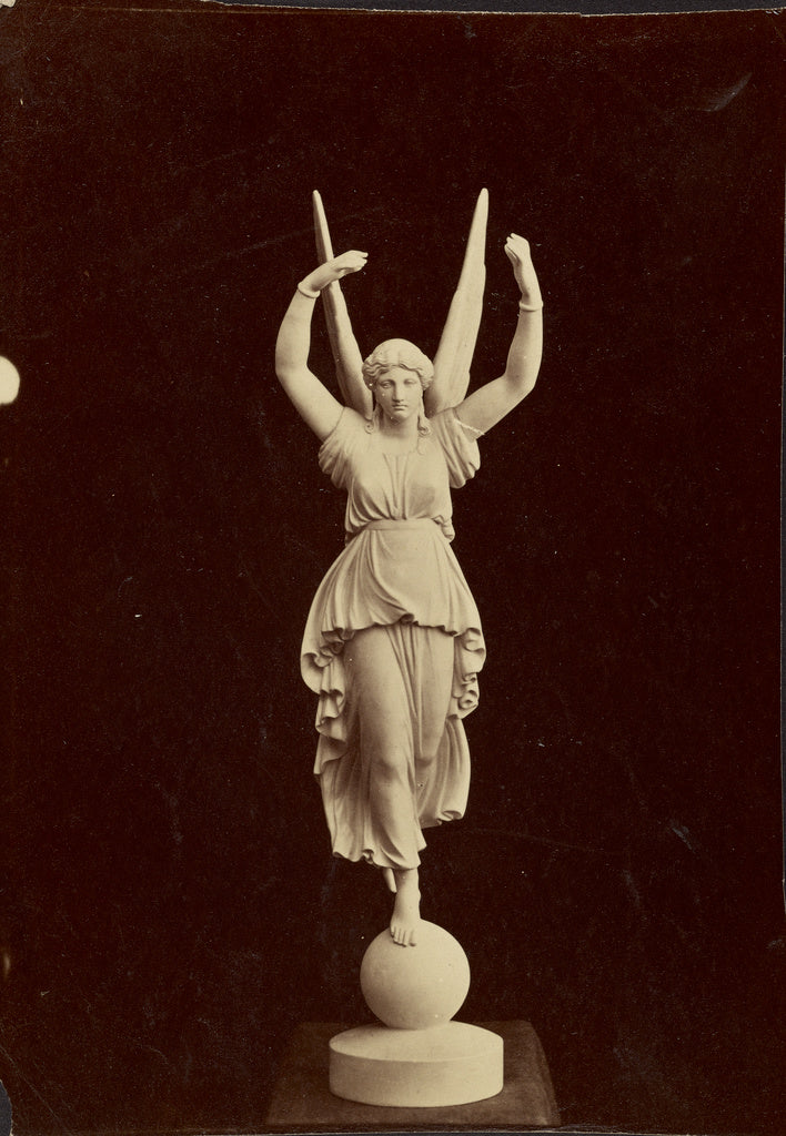 Unknown:[Statue of winged figure], Poster Print Wall Art