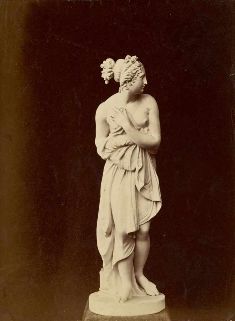 Unknown:[Statue of a female figure], Poster Print Wall Art