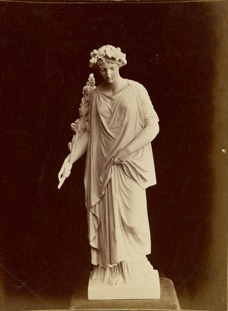 Unknown:[Statue of woman with branch], Poster Print Wall Art