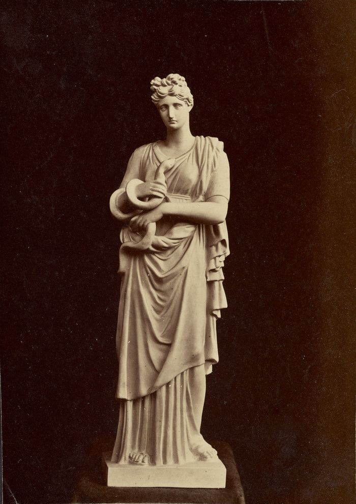 Unknown:[Statue of woman with snake],16x12
