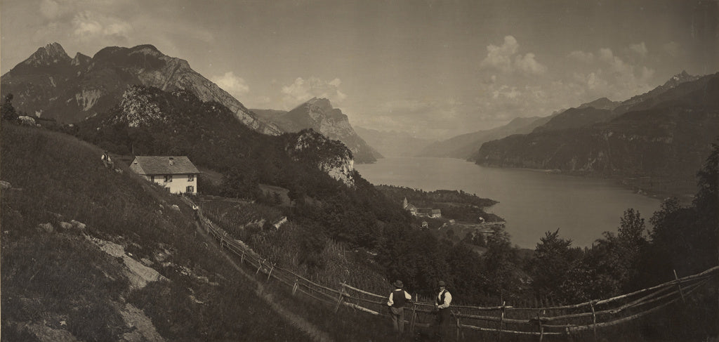 Adolphe Braun:[Lake Walensee, Switzerland], Poster Print Wall Art
