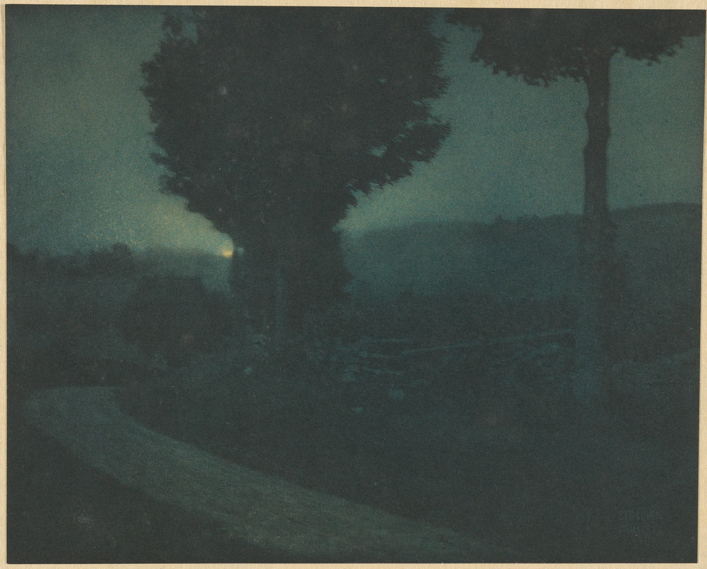 Edward Steichen:[Road into the Valley -- Moonrise],16x12"(A3)Poster
