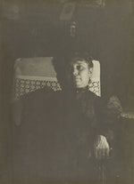 Edgar Degas:[Portrait of Louise Halévy by Lamplight. (Portr,16x12"(A3)Poster