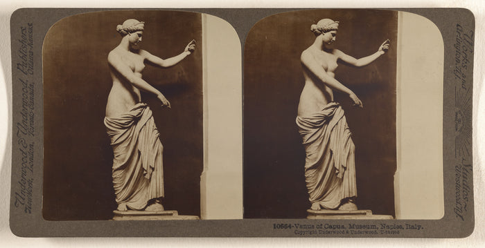 Underwood & Underwood:Venus of Capua, Museum, Naples, Italy.,16x12