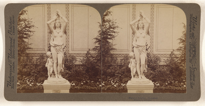 Underwood & Underwood:Statue of America. (Lemaire.) Estatua ,16x12