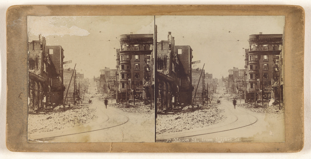 Unknown maker, American:Mason St., from Market St. [San Fran, Poster Print Wall Art