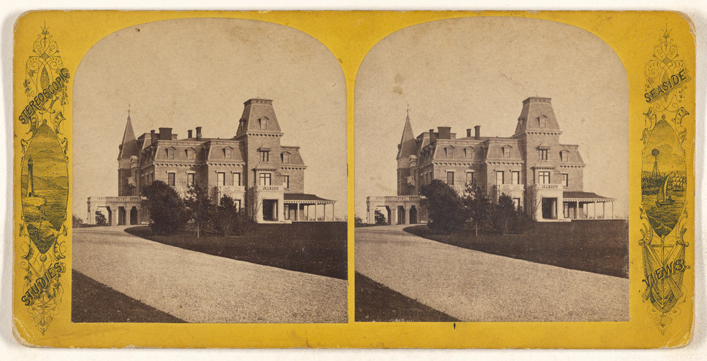 Unknown maker, American:Residence of G.B. Wetmore, Esq., Poster Print Wall Art