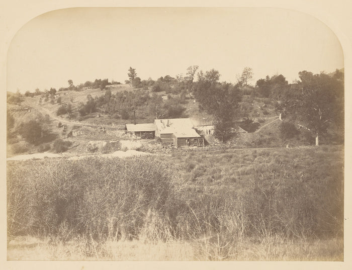 Carleton Watkins:[Agua Fria Mill],16x12
