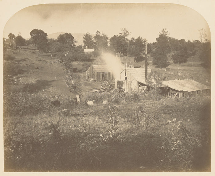 Carleton Watkins:[Turner's Mill],16x12