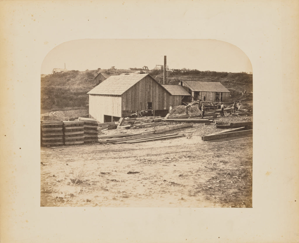 Carleton Watkins:[Princeton Mill],16x12"(A3)Poster