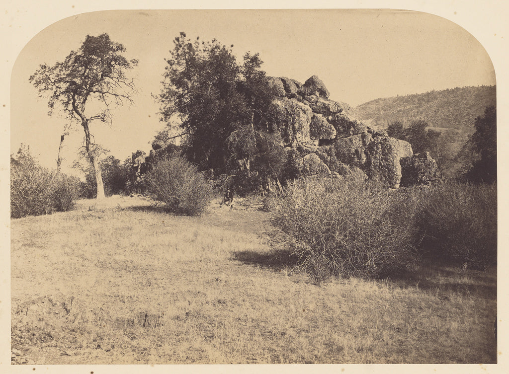 Carleton Watkins:[Tower Rock - North View], Poster Print Wall Art