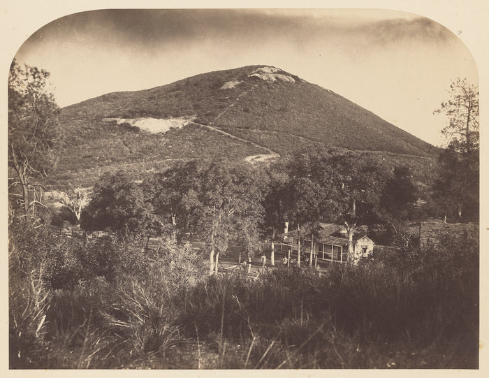 Carleton Watkins:Mount Ophir Mine,16x12