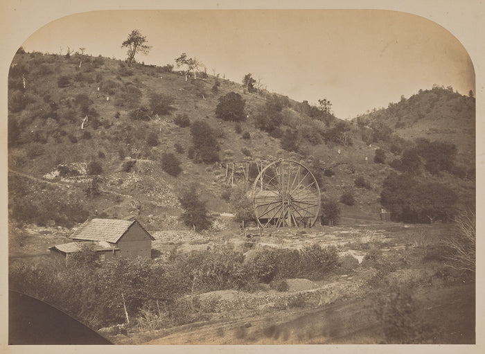 Carleton Watkins:[Elliott's Mill on Stockton Creek] / [Ellio,16x12