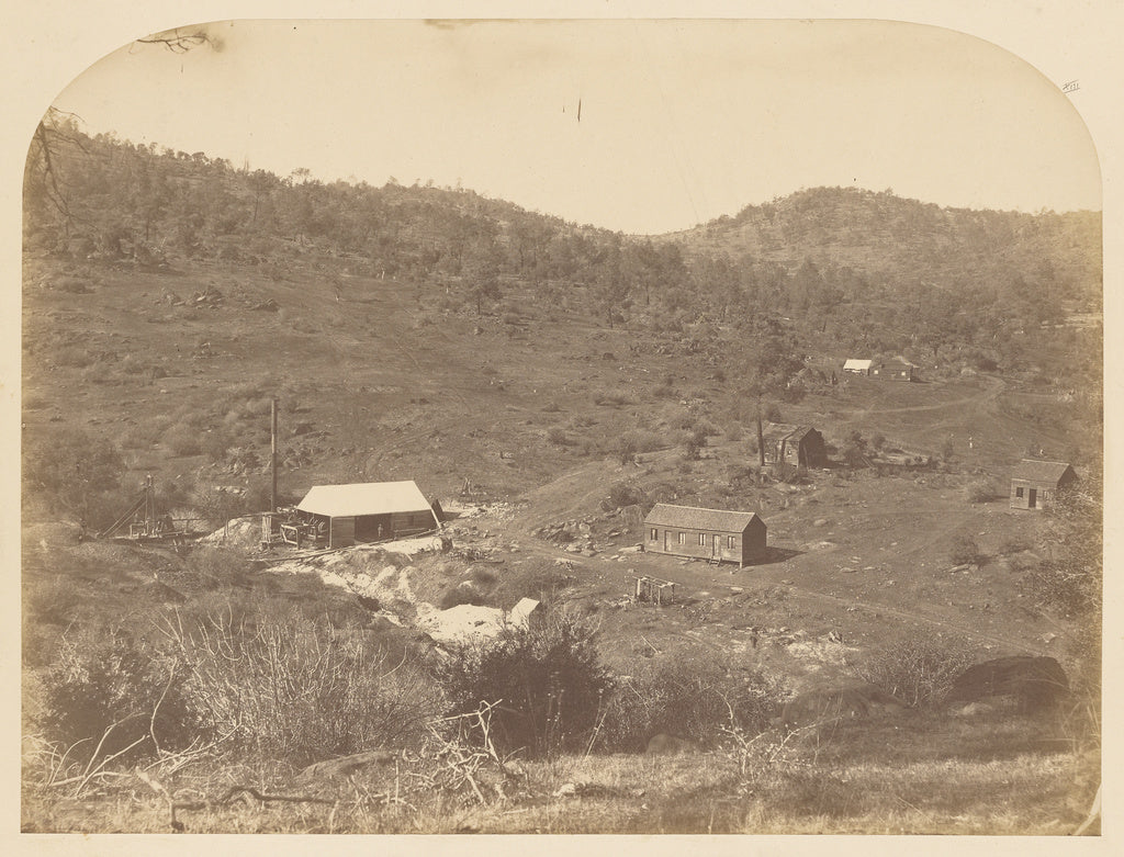 Carleton Watkins:[Oso Mill], Poster Print Wall Art