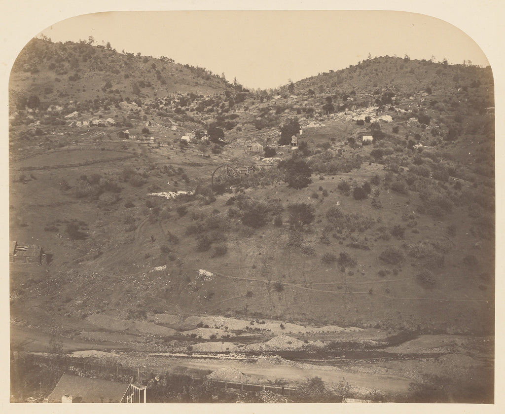Carleton Watkins:[Mariposa Creek], Poster Print Wall Art