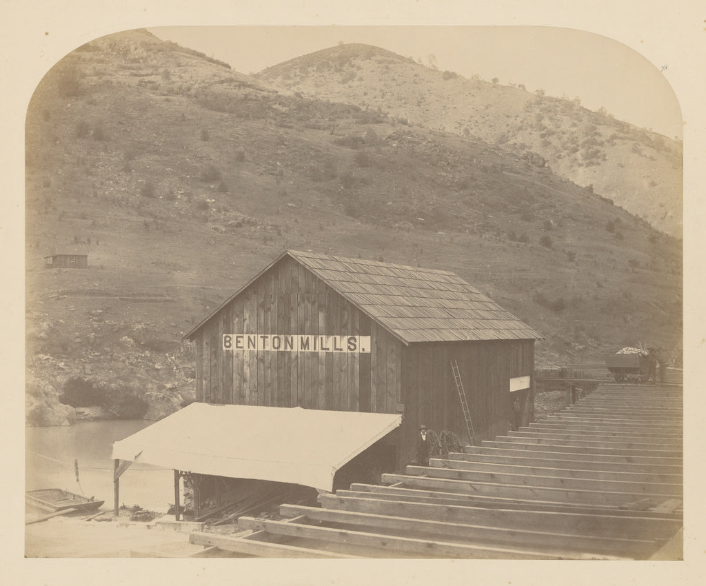 Carleton Watkins:[Benton Mills],16x12"(A3)Poster