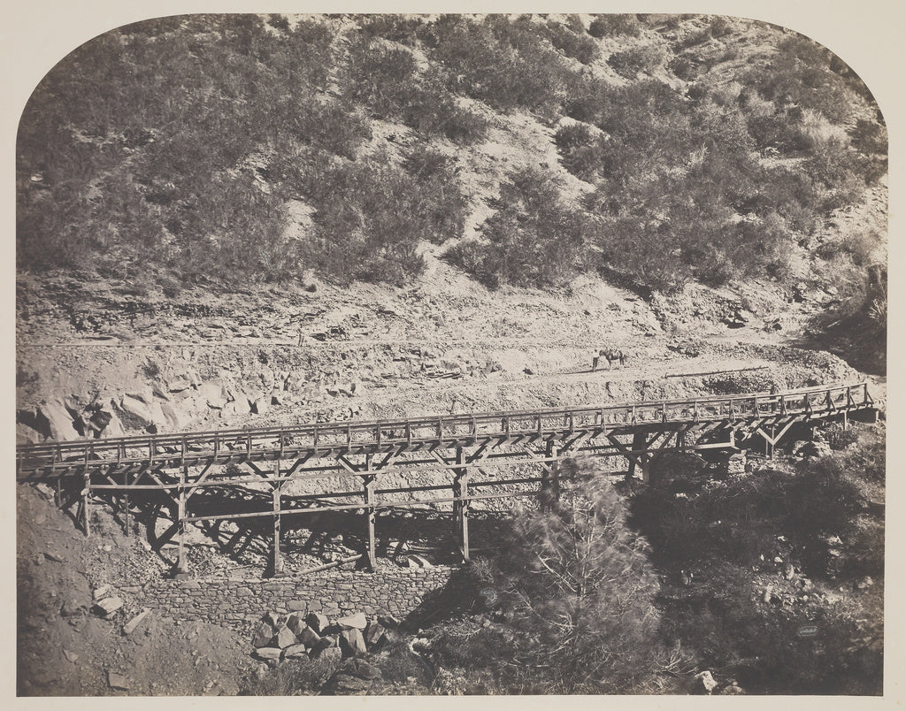 Carleton Watkins:[Rail Road Bridge] / [Railroad Bridge, Cape, Poster Print Wall Art