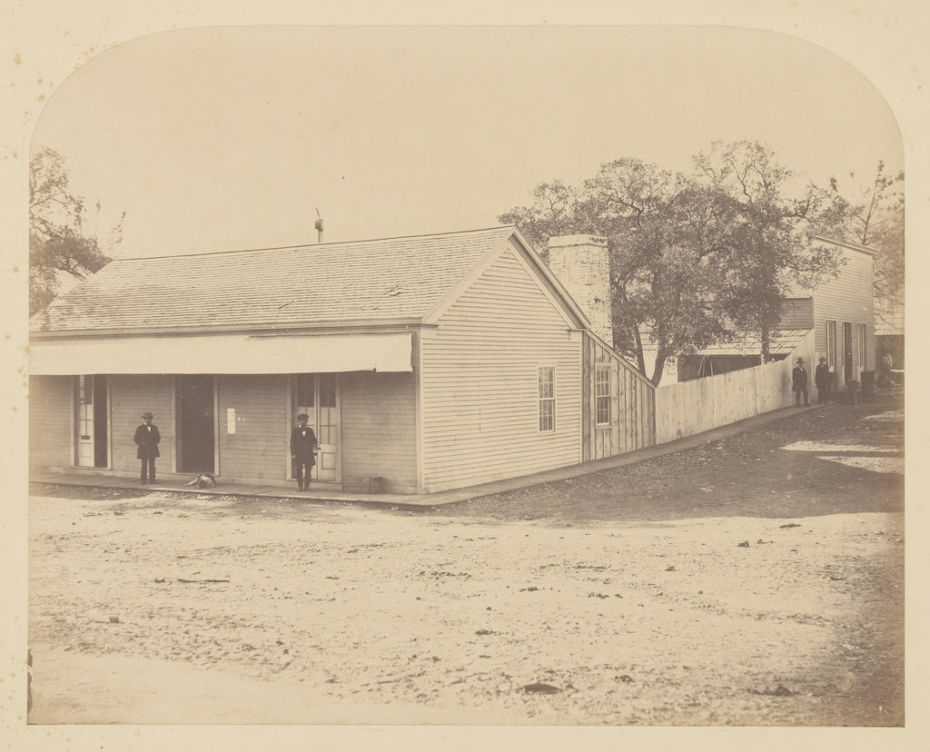 Carleton Watkins:[Office, Bear Valley], Poster Print Wall Art
