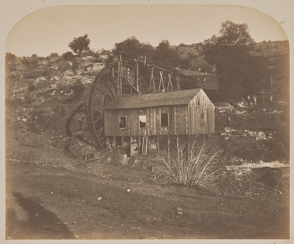 Carleton Watkins:[Mill on Mariposa Creek],16x12"(A3)Poster