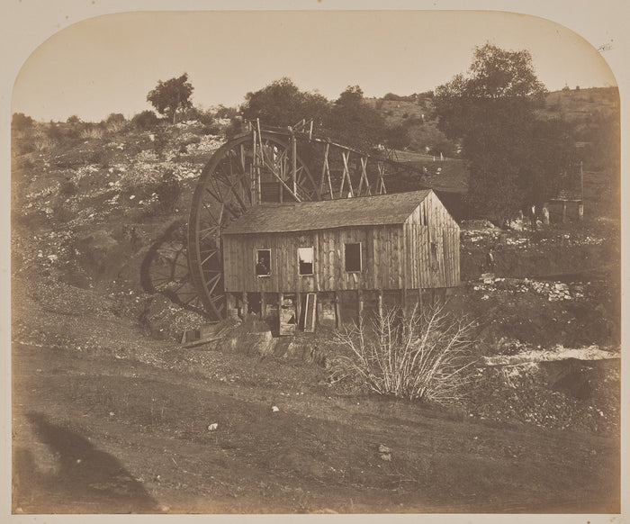 Carleton Watkins:[Mill on Mariposa Creek],16x12
