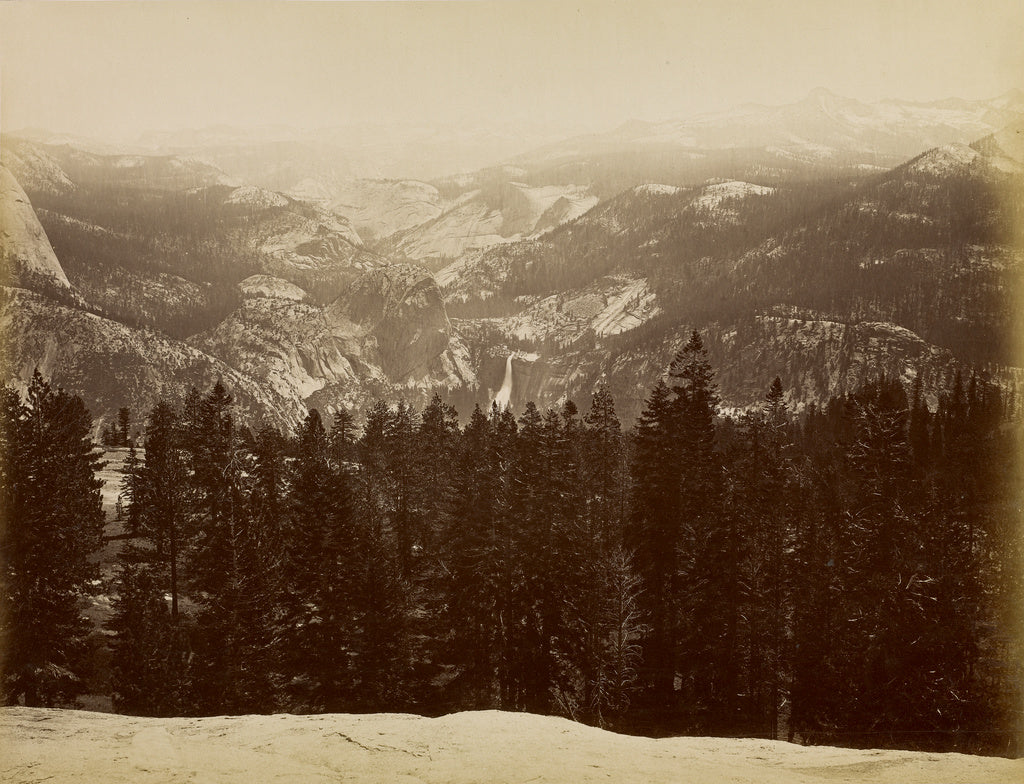 Carleton Watkins:[The Lyell Group and Nevada Fall from Senti,16x12"(A3)Poster